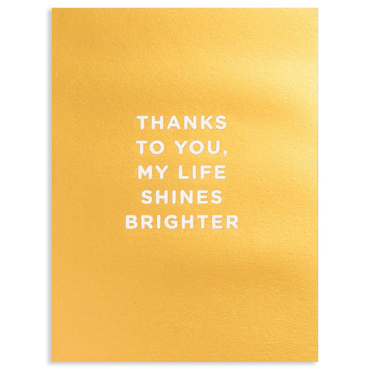 Thanks To You | Thank You Greeting Card | LAGOM