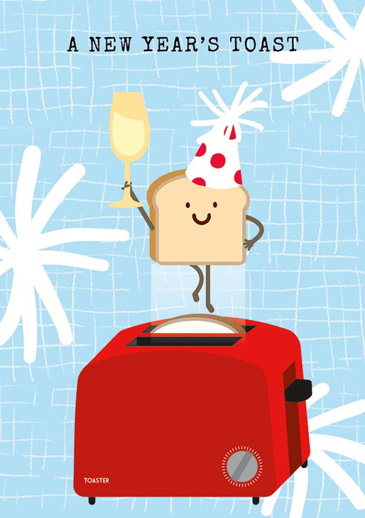 Toast Medium | Holiday Greeting Card | J&M MARTINEZ