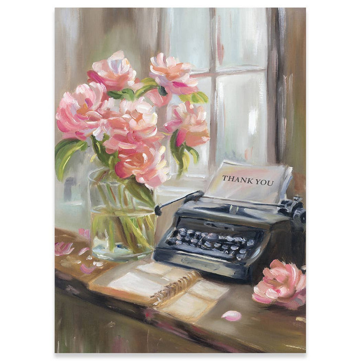 Typewriter | Thank You Greeting Card | CARTE