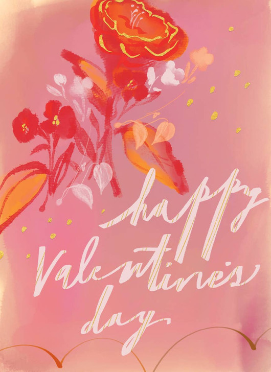 Valentine Vintage Florals | Valentine's Day Greeting Card | CARTE
