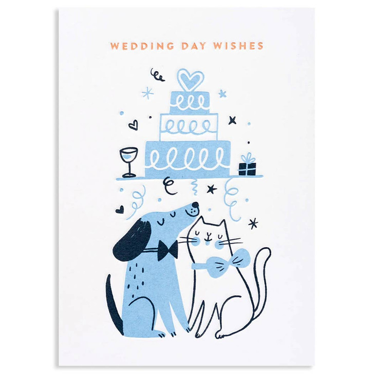 Wedding Cat And Dog | Wedding Card | CALYPSO CARDS