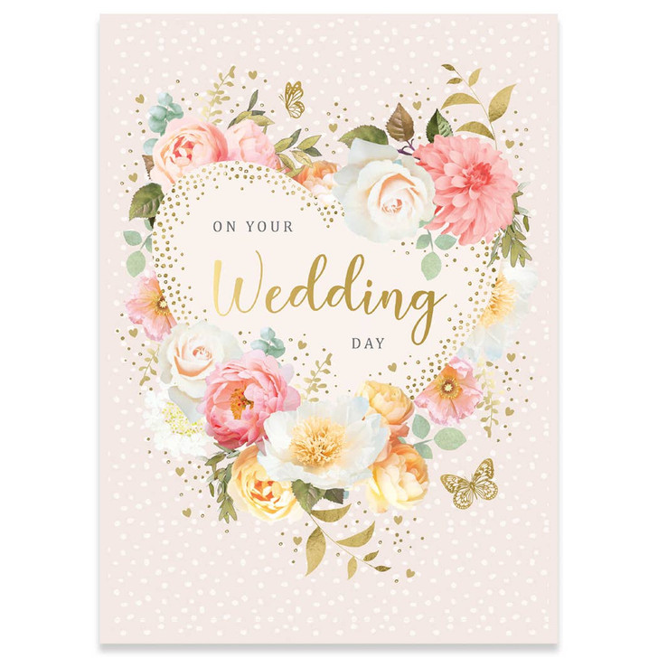 Wedding Day Heart | Wedding Greeting Card | CARTE
