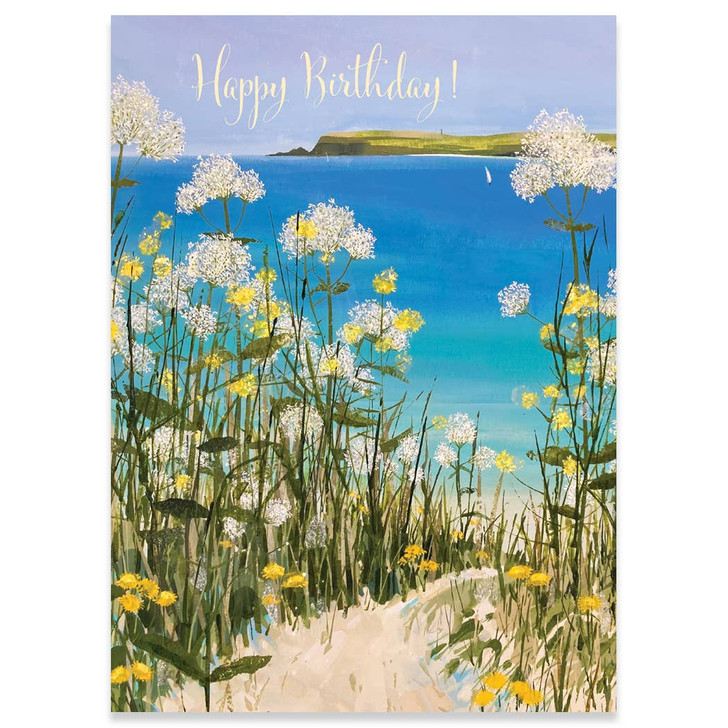 Wildflowers By The Camel Estuary | Birthday Greeting Card | CARTE