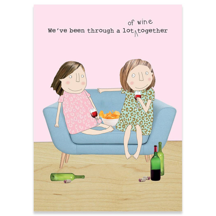 Wine Together | Birthday Greeting Card | ROSIE MADE A THING