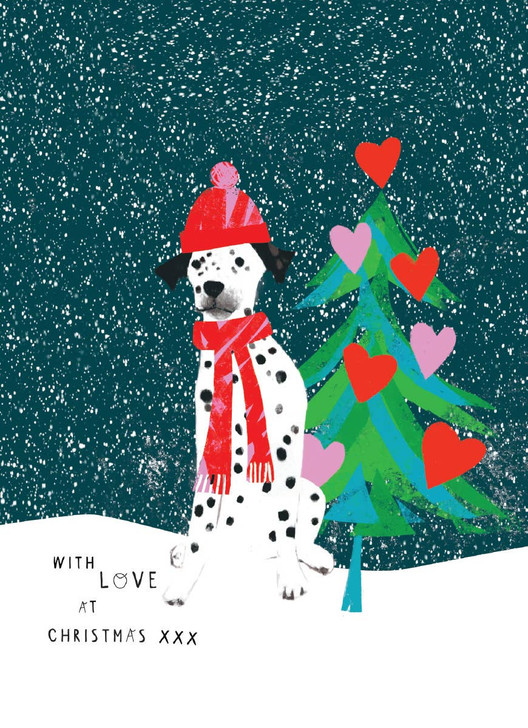 With Love At Christmas | Holiday Greeting Card | CARTE