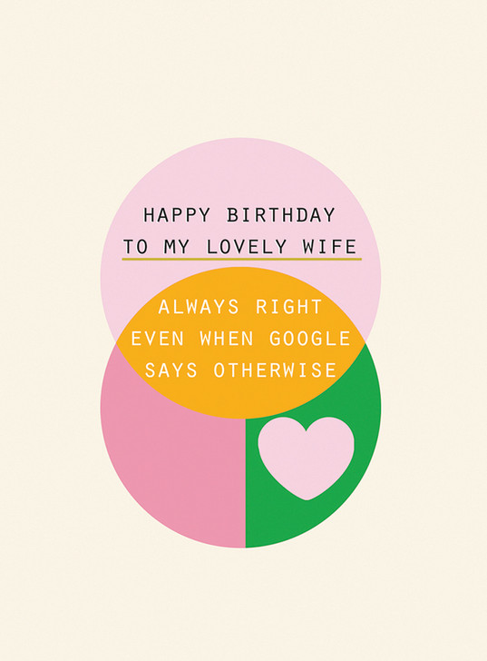 Always Right | Birthday Greeting Card | LOLA