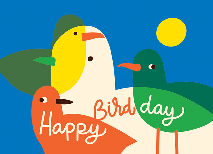 Birthday Birds | Birthday Greeting Card | 1973