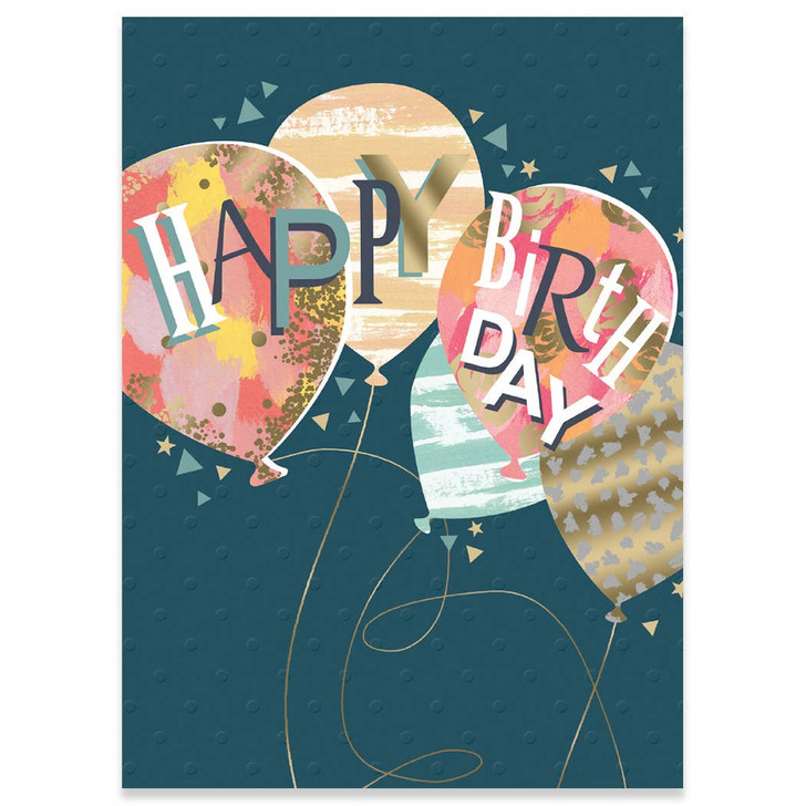 Balloons | Birthday Greeting Card | CARTE