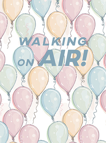 Balloons | New Baby Greeting Card | J&M MARTINEZ