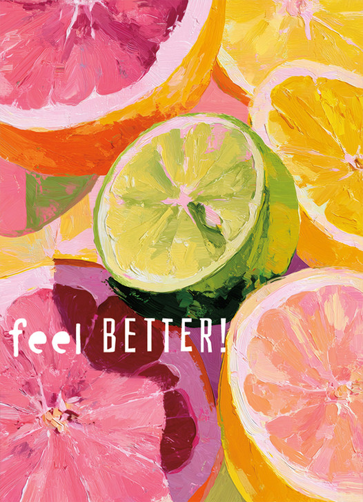 Fresh Citrus | Get Well Greeting Card | J&M MARTINEZ