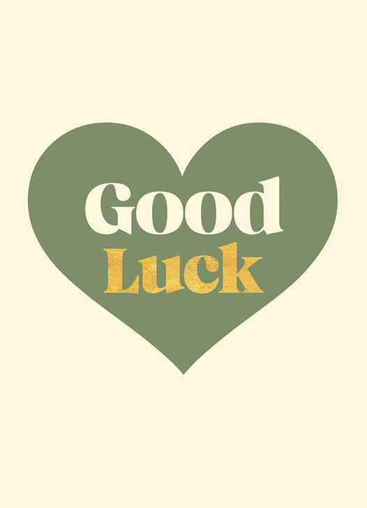 Good Luck Good Luck | Greeting Card | 1973