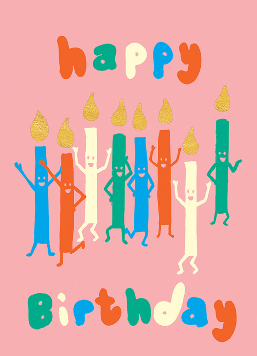 Happy Candles | Birthday Greeting Card | 1973