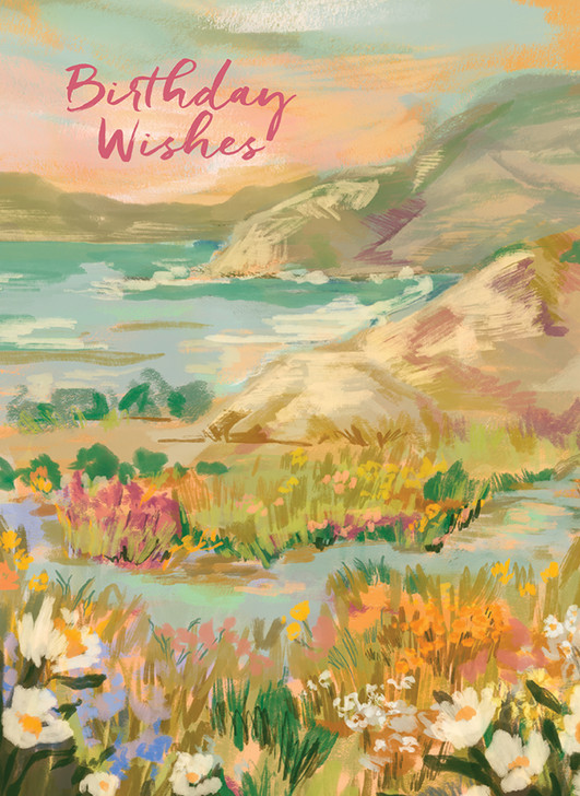Landscape 4 | Birthday Greeting Card | CARTE