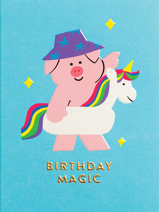 Magic Piggie | Birthday Greeting Card | LAGOM