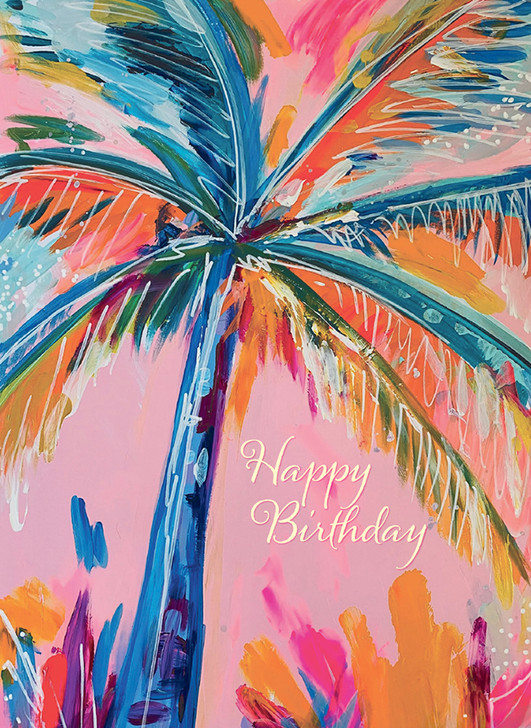 Palm Tree | Birthday Greeting Card | CARTE