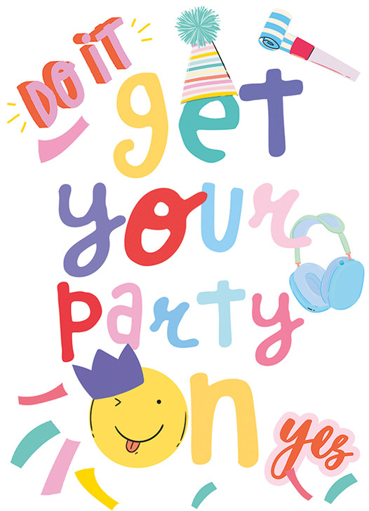 Party On | Birthday Greeting Card | J&M MARTINEZ