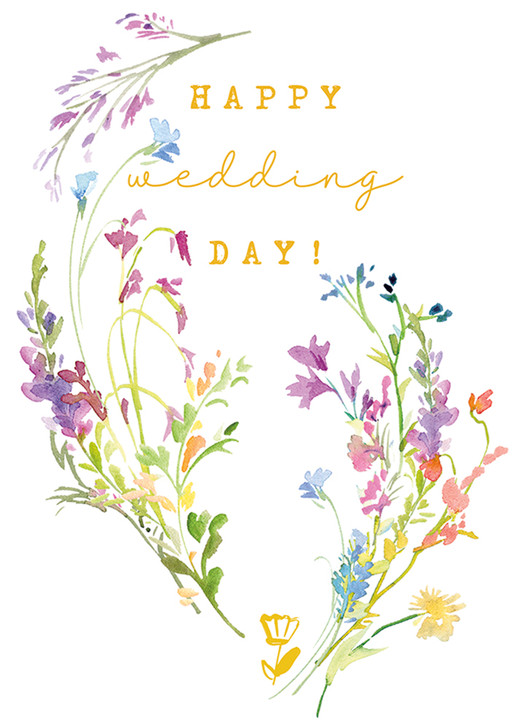 Some Wildflowers | Wedding Greeting Card | J&M MARTINEZ