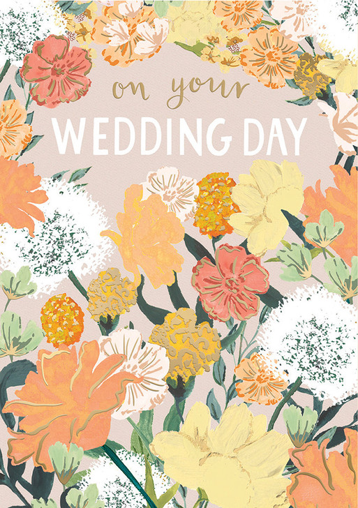 Wedding Dots And Dashes | Wedding Greeting Card | LOUISE TILLER