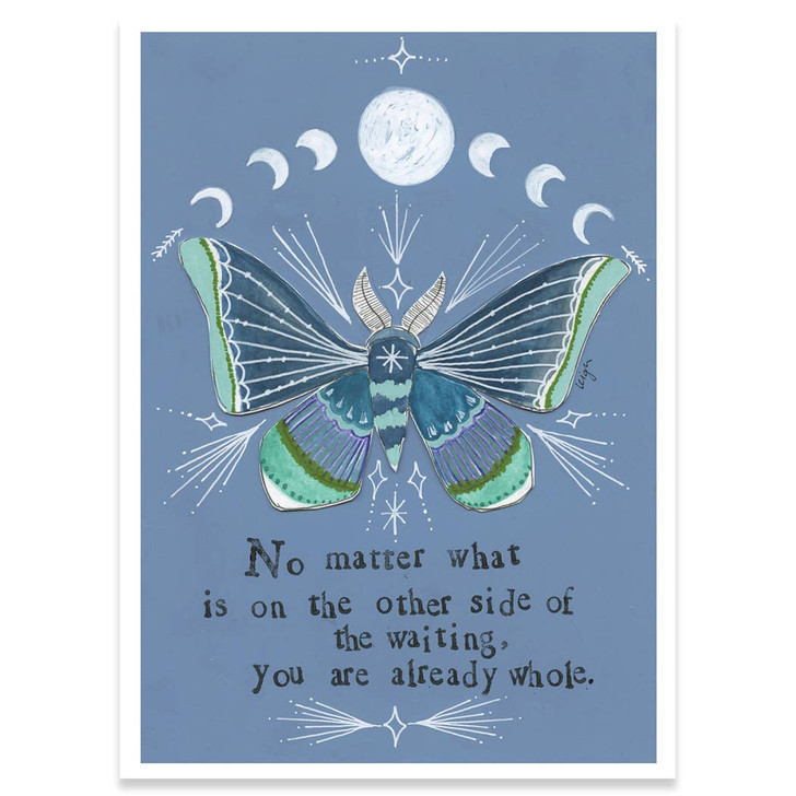 Already Whole | Support And Encouragement Greeting Card | CURLY GIRL