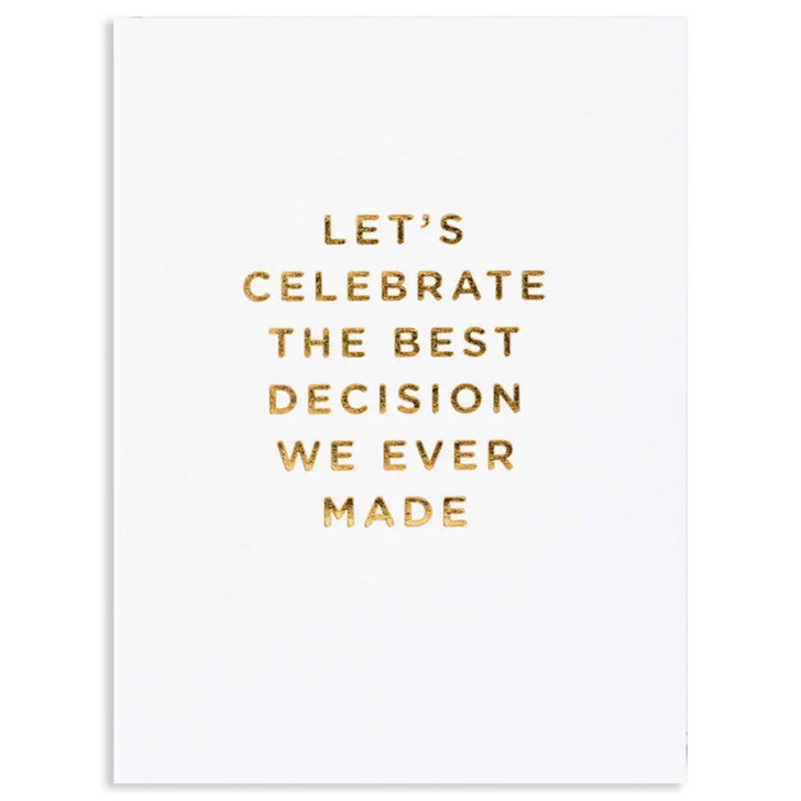 Best Decision | Anniversary Greeting Card | LAGOM