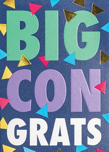 Big Congrats | Congratulations Greeting Card | LAGOM