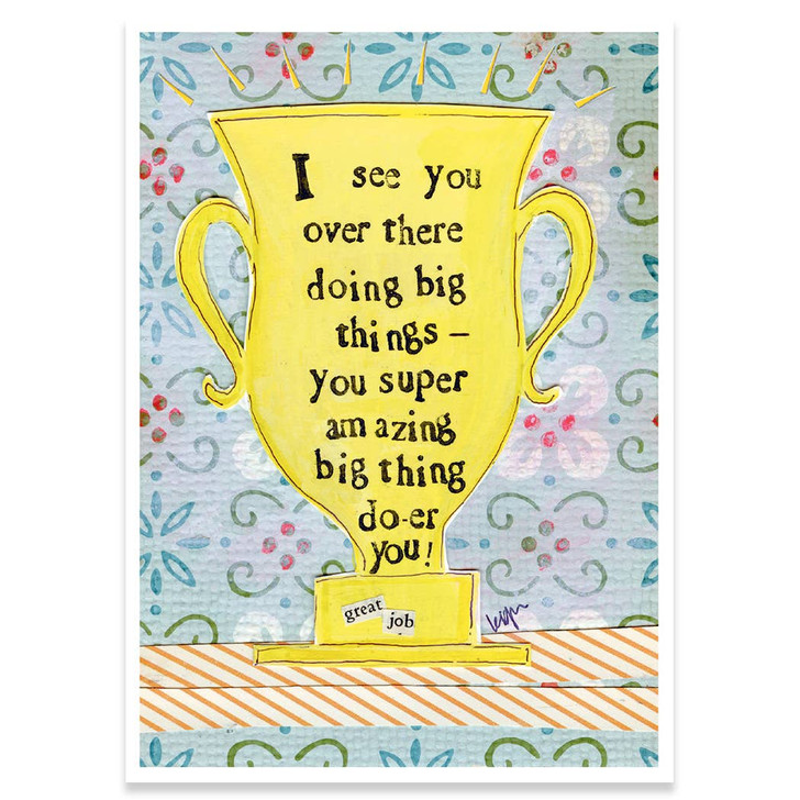 Big Thing Celebrate | Greeting Card | CURLY GIRL