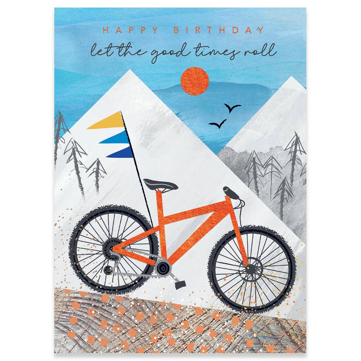Biking | Birthday Greeting Card | CARTE