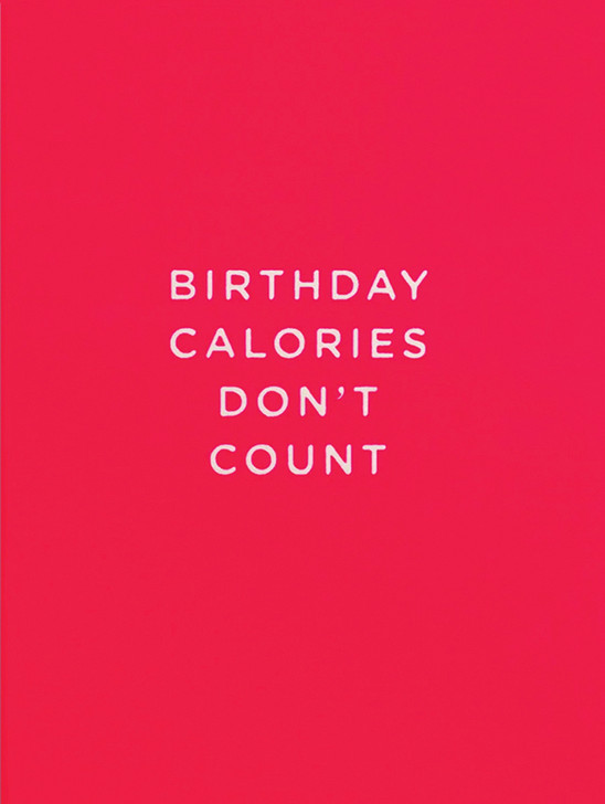 Birthday Calories | Birthday Card | LAGOM