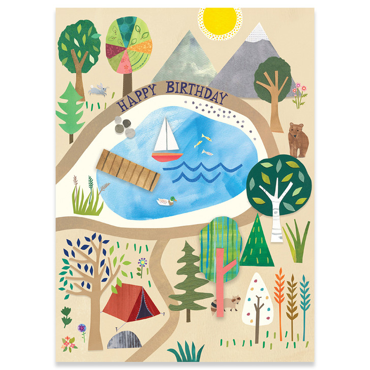 Camping | Birthday Greeting Card | CARTE