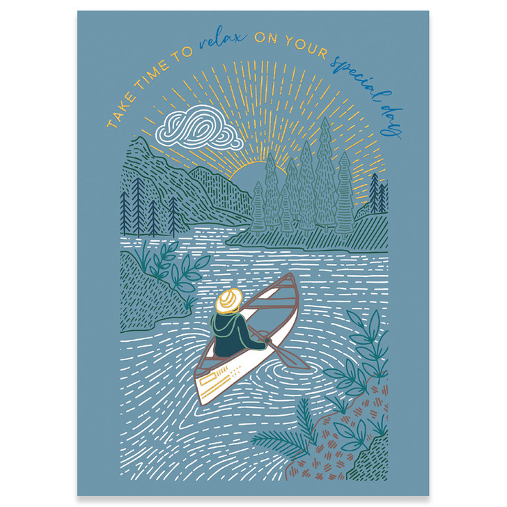 Canoe Trip | Birthday Greeting Card | CARTE