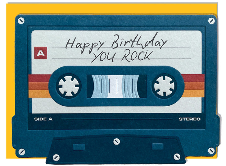 Cassette | Birthday Greeting Card | HEYYY