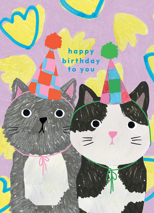 Cats | Birthday Greeting Card | CARTE