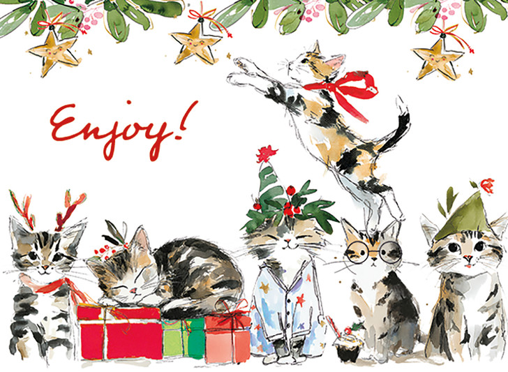 [BOXED SET] Cats | Holiday Greeting Cards | J&M MARTINEZ