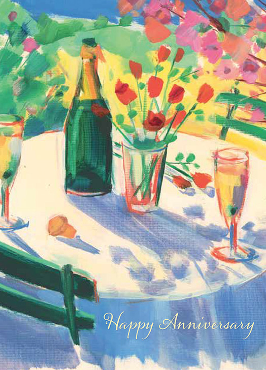 Champagne | Anniversary Greeting Card | CARTE
