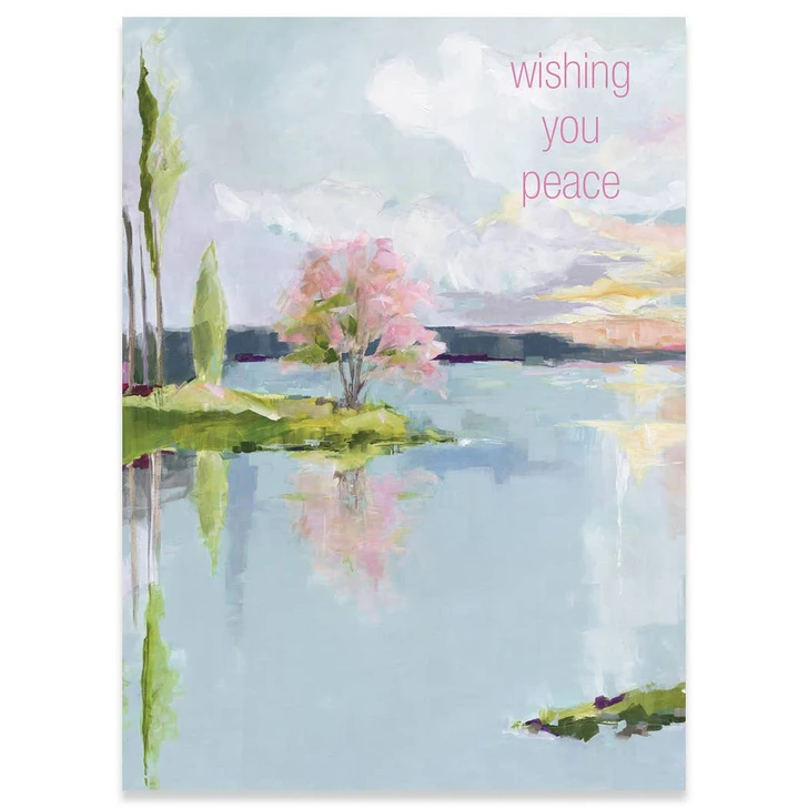 Cherry Tree Sunset | Sympathy Greeting Card | CARTE