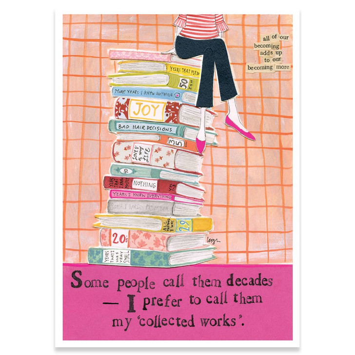 Collected Works | Birthday Greeting Card | CURLY GIRL