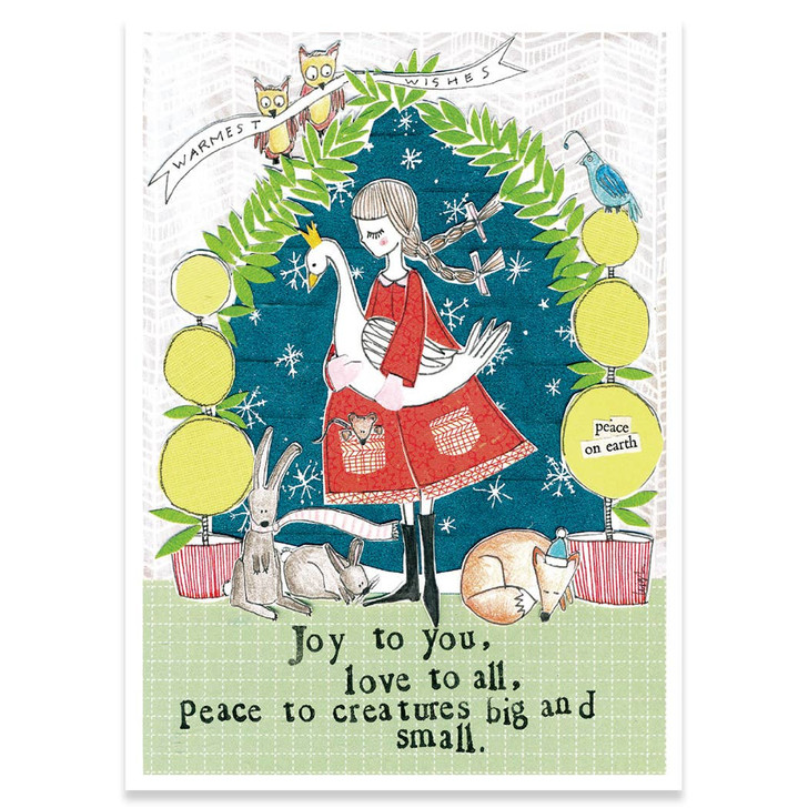 Creatures Big And Small | Holiday Greeting Card | CURLY GIRL