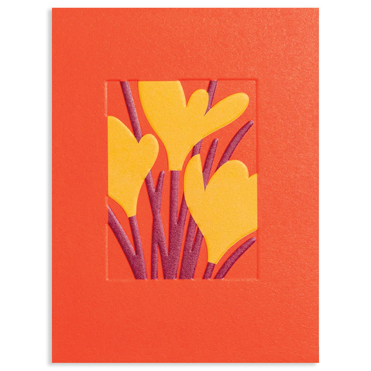 Crocus | Blank Greeting Card | LAGOM