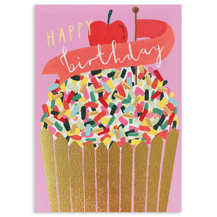 Cupcake | Birthday Greeting Card | LOUISE TILLER
