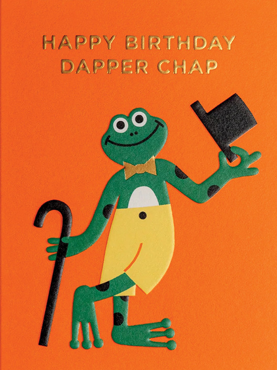 Dapper Froggie | Birthday Greeting Card | LAGOM