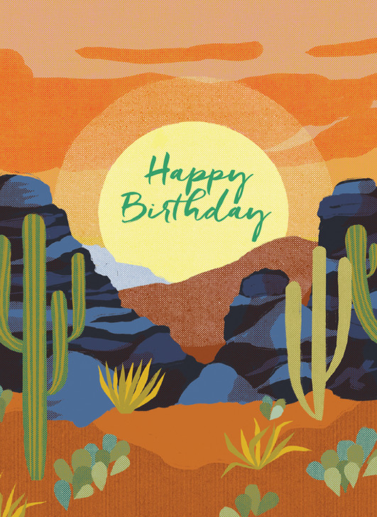 Desert Set | Birthday Greeting Card | CARTE