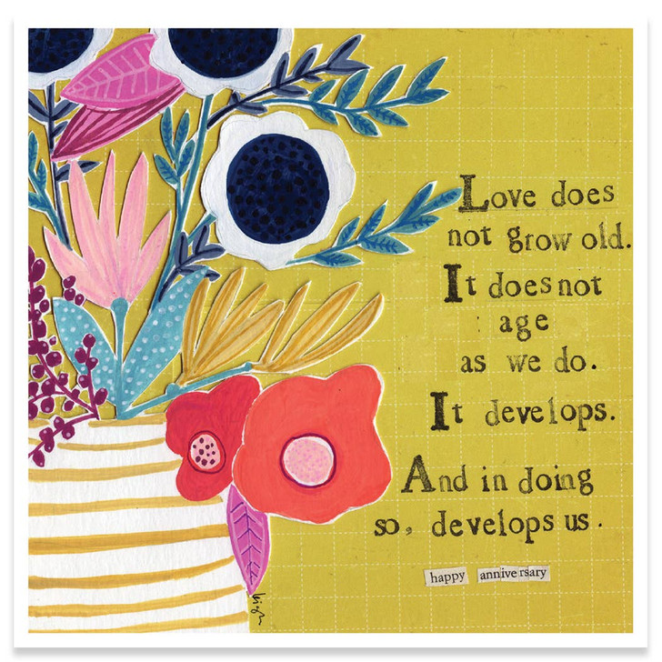 Develops Us | Anniversary Greeting Card | CURLY GIRL