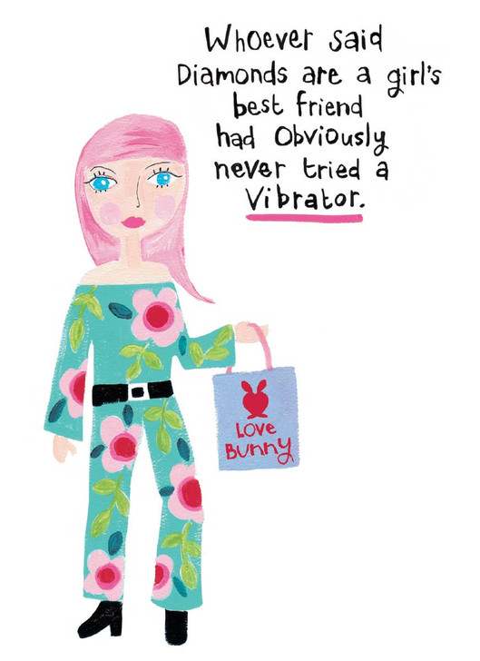 Diamonds | Birthday Greeting Card | CARTE