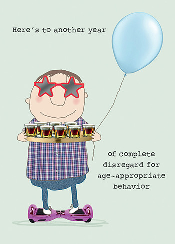 Disregard Boy | Birthday Greeting Card | ROSIE MADE A THING