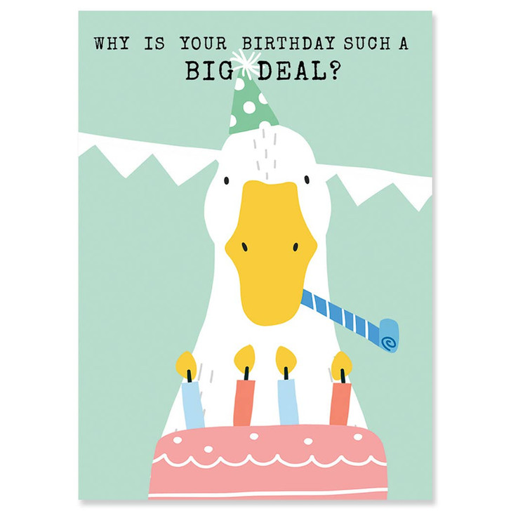Big Deal | Birthday Greeting Card | J&M MARTINEZ