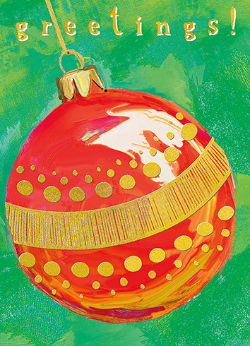 Big Giant Ornament | Holiday Greeting Card | J&M MARTINEZ
