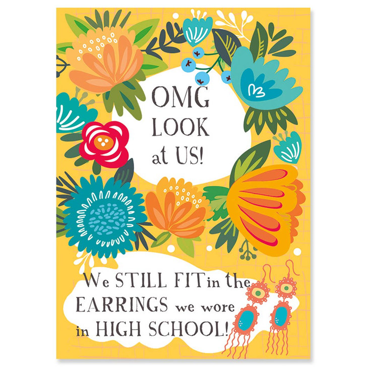 Earrings | Birthday Greeting Card | J&M MARTINEZ