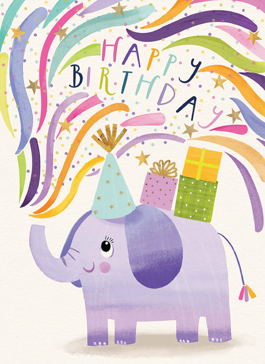Elephant | Birthday Greeting Card | CARTE