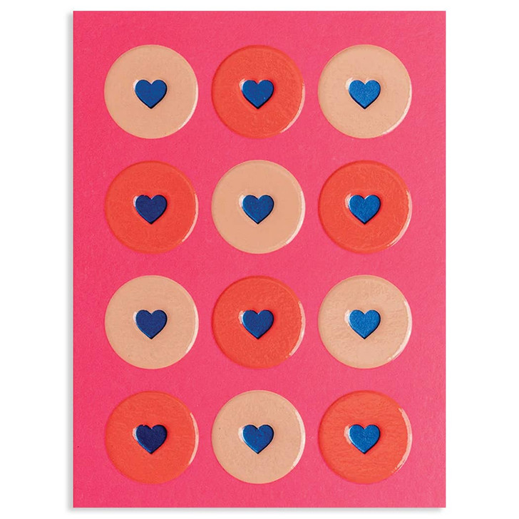 Embossed Hearts | Love Greeting Card | LAGOM