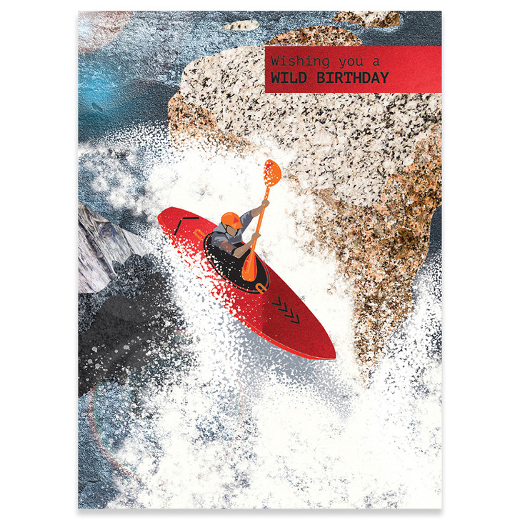 Extreme Kayak | Birthday Greeting Card | CARTE